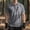 Gray, variant on T Shirts for Man,Men Casual Loose Fashion Elastic Mesh Pocket Button-up Short Sleeve Turndown Collar Shirt Black XL