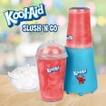 thumbnail image 2 of Nostalgia Kool-Aid Slush 'N Go licuadora personal para batidos, granizados, batidos y mezclas de frutas, incluye dos botellas de viaje de 15 onzas, tapa de taza y pajita reutilizable, azul, 2 of 5