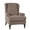 Coffee, variant on LKJYER Wing Chair Slipcover 2 Pieces Soft Wingback Chair Covers Wingback Chair Covers Spandex Jacquard Checked Pattern Sofa Cover for Living Room and Bedroom