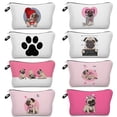 thumbnail image 2 of Bolsa de cosméticos con estampado de perro para mujer, neceser portátil para exteriores, bolsa de aseo personalizable, regalo para profesores de escuela, bolsa de maquillaje LIUWENJING unisex, 2 of 2