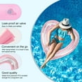thumbnail image 3 of RoamReady 2 Pcs Inflatable Heart Pool Float, 47.3''x39.4'' Sweet Love Swim Rings Float Loungers Tube for Summer Water Fun Beach Party Toys for Adults, 3 of 7