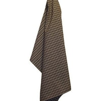 Cream Windowpane Plain Weave Towel