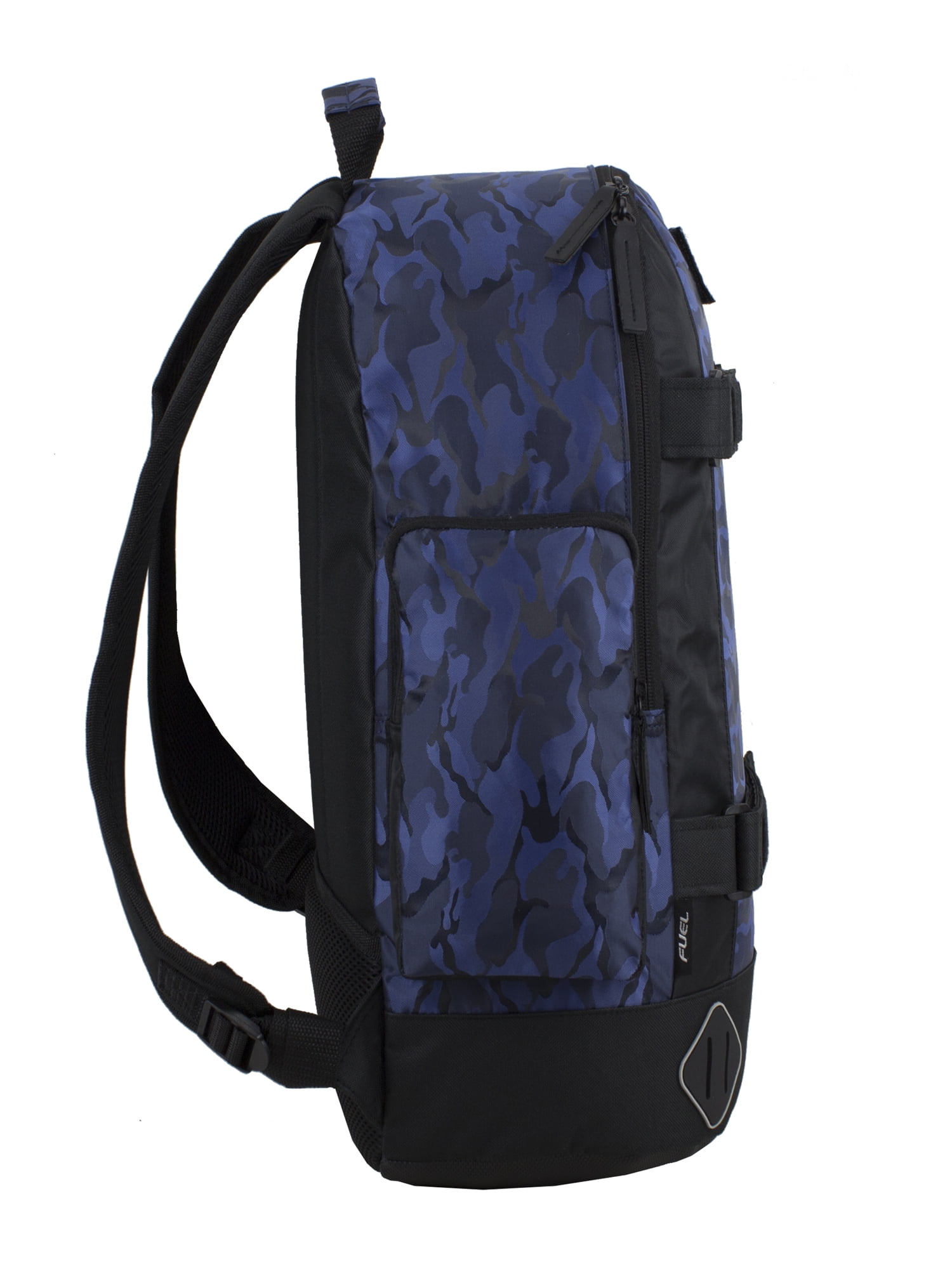 Fuel Unisex Pro Skater Blue Backpack with Adjustable Dual Straps