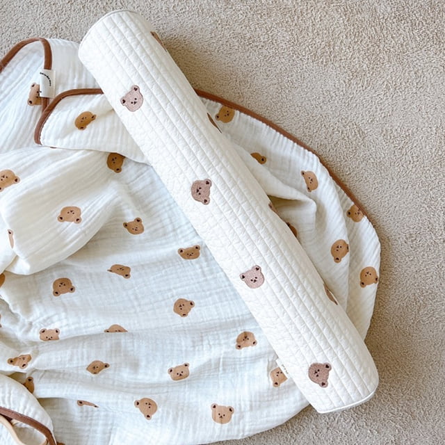 Almohada enrollable para bebé, almohada cilíndrica para bebé, almohada de soporte para rollo de bebé de algodón, almohada cilíndrica para bebé, tecnología innovadora