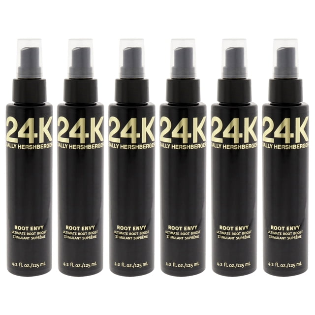 24K Root Envy Ultimate Root Boost de Sally Hershberger para unisex - Tratamiento de 4.2 oz - Paquete de 6