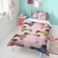 thumbnail image 4 of Colorful Funny Dachshund Duvet Cover and Pillowcase Set for Single Bedding, Bedroom Accessories for Kids Teens, 4 of 5
