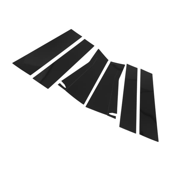 Unique Bargains 6 Pcs Door Pillar Window Trim for Honda HRV 2023-2024 Black