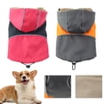 thumbnail image 1 of Cozy Waterproof Windproof Dog Vest Hooded Shirt Coat Dog Apparel Cold Weather Dog Jacket for Puppy Small Medium Large Dog, 1 of 8