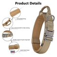 thumbnail image 4 of Dog Collar, Adjustable Training Nylon Dog Collar with Control Handle L, 4 of 5