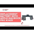 thumbnail image 2 of Replacement Battery A1437 Capacity 11.21V/74WH Compatible with Apple MacBook Pro A1425 (2012-2013) Retina, 2 of 2