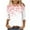 NQR8-Valentine's Day-Pink, variant on VKOYWKM Valentine's Day T-Shirt for Women Heart Graphic Tees Holiday Crewneck Tops Casual 3/4 Sleeve T Shirts Valentine Gift Top Spring Fashion