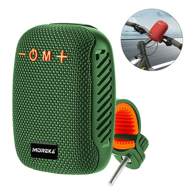 Bocina Moto Bluetooth Moreka 405 TF Card Radio FM Resistente al agua 8w