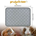 thumbnail image 2 of 1/2pcs Washable Guinea Pig Cage Liners Mat Anti-slip Waterproof Pet Kitten Pee Pads, 2 of 5