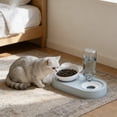 thumbnail image 5 of Dual Cat Dog Food and Water Bowl with Automatic Refill, Non-Slip Detachable Pet Feeder for Home and Travel, 5 of 6