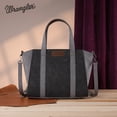 thumbnail image 6 of Wrangler Color Block Tote Bag for Women - Stylish Large Shoulder Purse and Handbag, Black, 6 of 7