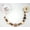 Brown, variant on Button Pacifier Clip with Adorable Wooden Beads