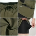 thumbnail image 3 of Arsuxeo In 1 Padded Bike Shorts with Pockets Men Breathable Exercise Shorts for Training Biking Cycling, 3 of 8