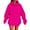 Hot Pink, variant on Dxzfnsa Oversized Hoodie Sweatshirts for Women Winter Warm Solid Color Hoodies Causal Long Sleeve Pullover Sweatshirts with Kangaroos Pockets