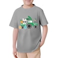 thumbnail image 4 of ibiyuan T Shirts for Boys Round Neck Short Sleeve Clothes Kids Shirts Girls 12-14 Graphic Print Basic Tee Cozy Birthday Gifts Party Top, 4 of 4