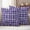 Purple, variant on Pink Plaid Outdoor Waterproof Pillow Covers, Modern Art Checkered Farmhouse Decorative Square Throw Pillowcase Sofa Cushion Sham for Patio/Couch/Chair, 16"x16" 2 Pack