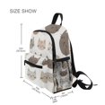 thumbnail image 3 of FORMRS Kids School Backpack with Front Zippered Pocket 12" Student Travel Daypack, Light Gray Cat Pattern, 3 of 6
