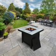 thumbnail image 4 of Four Seasons Courtyard 50,000 BTU 32 Inch Square Tile Tabletop Gas Fire Pit, 4 of 7