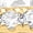 Yellow, variant on 1.18 CT. T.W. Baguette Cut Cross Over Diamond Band in 14K Gold