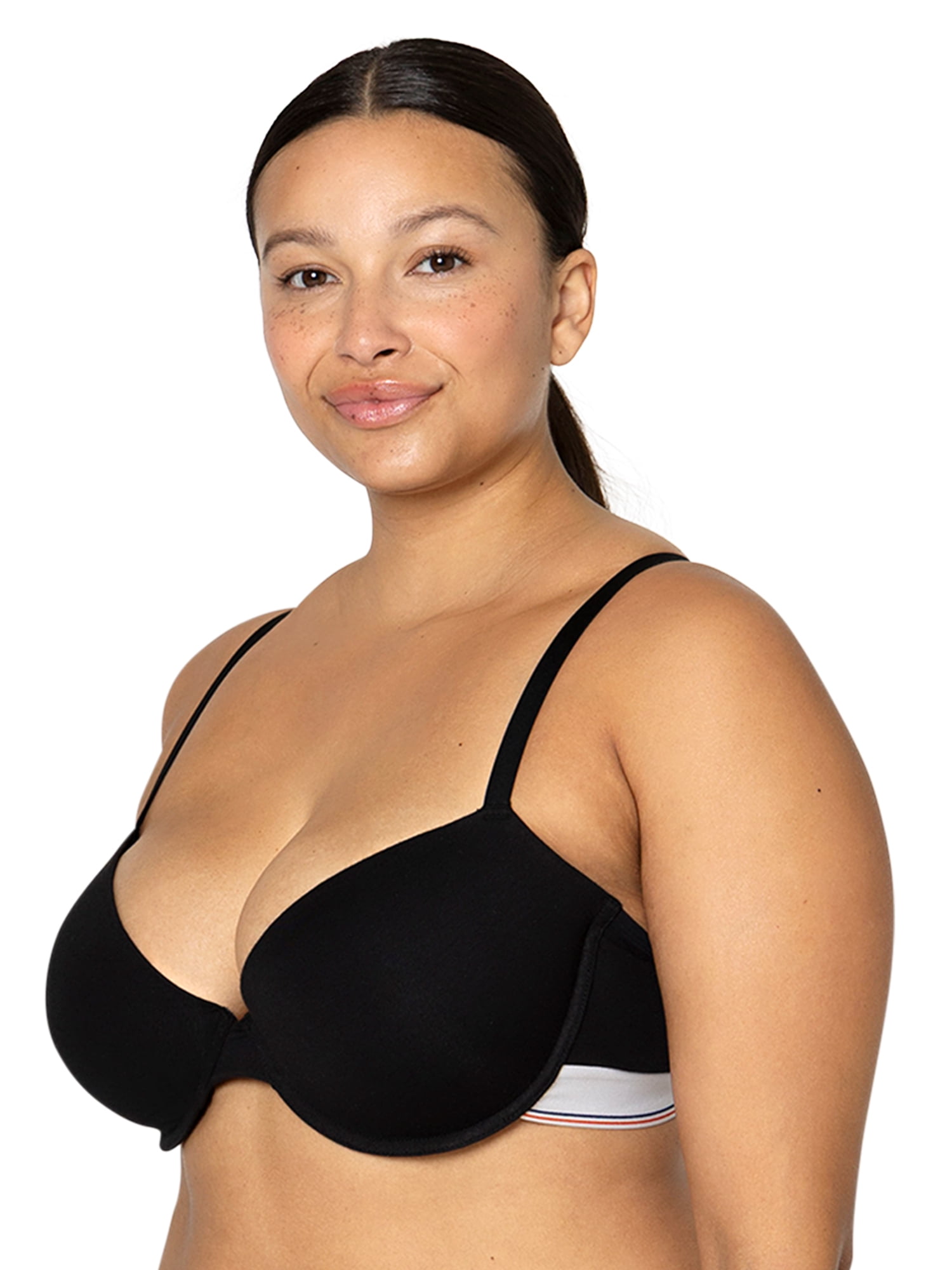 fresh collection by Fruit of the Loom Women's Cotton Demi Push-Up Bra