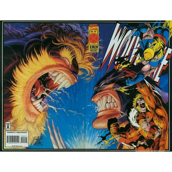 Wolverine #90 (with card) VF ; Marvel Comic Book