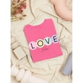 thumbnail image 3 of Love Pastel Dots Colors Shaped T-Shirt Women -Image by Shutterstock, Female XX-Large, 3 of 4