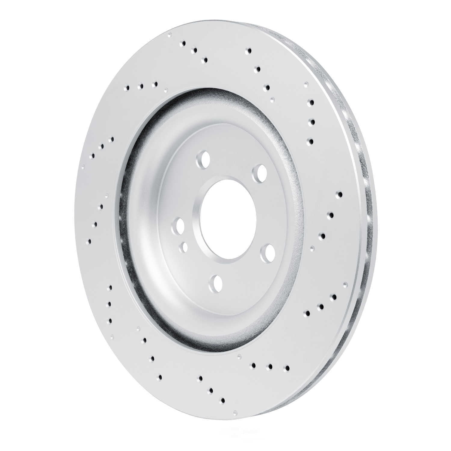 Dynamic Friction Company 920-63189 DFC Hi-carbon Alloy Geomet Coated Rotor - Drilled