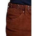 thumbnail image 6 of Wrangler® x Stranger Things® 13MWZ Cowboy Cut Corduroy Pant in Upside Down Brown, Sizes 30x32-38x34, 6 of 9