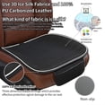 thumbnail image 3 of Kenally Funda de cojín de asiento de coche de seda - Almohadilla de pedo transpirable universal para mayor comodidad Almohadilla de Ventana automotriz gris, 3 of 6