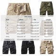 thumbnail image 3 of Aimik Cargo Shorts for Men Multi Pocket Plus Size Mens Shorts with Inner Lining Summer Cotton Breathable Shorts for Daily, 3 of 6