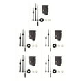 thumbnail image 2 of QualitChoice Modern Hanging Household Cross Stitch Clock Swing Repair Quartz Clocks Pendulum Movement Parts Part Shaft for Clockwork Tools Black 5Set, 2 of 6