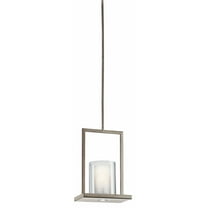 42549CLP Kichler Lighting Triad - 1 light Pendant - 18 inches tall by 7.75 inches wide-Classic Pewter Finish    -Traditional Installation
