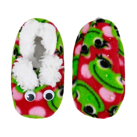 

Infants Toddler Soft Warm Cozy Fuzzy Slippers Non-Slip Lined Socks Shoes