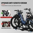 Hitch 2Bike Rack Fellow, 200 lbs Capacity EBike Carrier for Cars