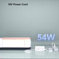 thumbnail image 3 of Cargador VillaCool 18V Compatible con Cricut-Explore Air 2 Cable de Alimentación para Maker, Expression 2, Create, Cake Mini, Explore, Explore Air, Adaptador de Corte CRI-Cut Maker KSAH1800250T1M2, 3 of 7