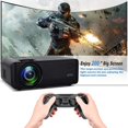 thumbnail image 4 of Living Enrichment Mini Projector, 1080P HD Supported Portable Video Projector, 7000 Lumen 50,000 Hours, 4 of 4
