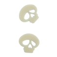 thumbnail image 2 of LA VOGUE Buttons, naturel Material - 2 pieces, 23 mm (7/8 in), Poop, 2 of 4