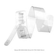 thumbnail image 5 of STRANDCHIC Premium Adjustable Guitar Strap with White Transparent Design, Comfortable and for All Guitar Types, 5 of 8