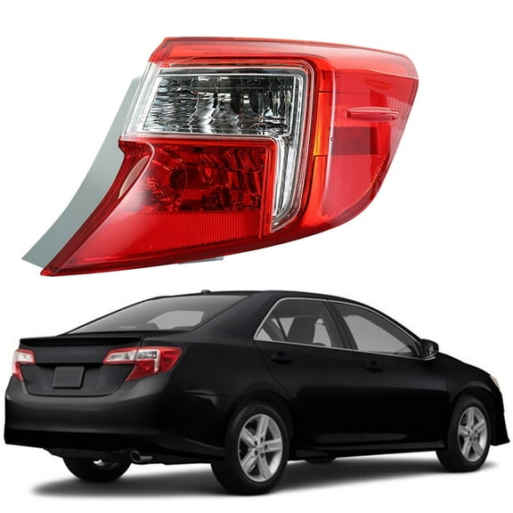 Rear Tail Light Lamp Housing Assembly Fit for 2012 2013 2014 Toyota Camry, Rear Right (Passenger Side)