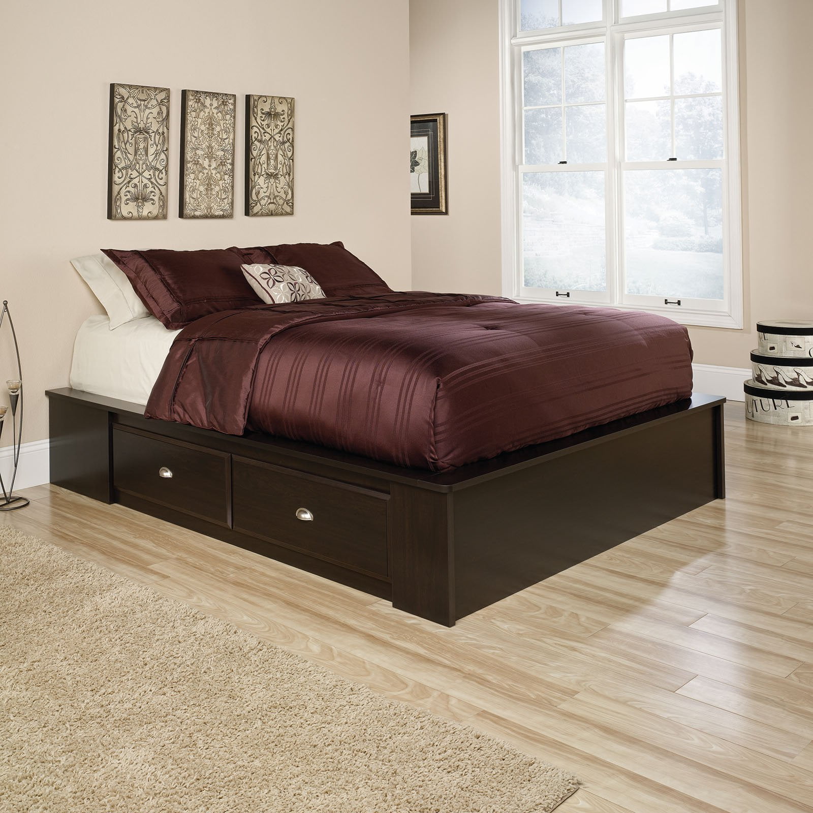 Sauder Shoal Creek Platform Bed Com