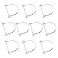 thumbnail image 3 of 10pcs D-shaped Shaft Locking Pin Metal Wire Lock Pin for Farm Trailers Wagons, 3 of 4