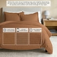 thumbnail image 6 of Great Bay Home 2-Piece Duvet Cover Set - 100% Cotton Honeycomb Waffle Twin Size Duvet Set, 6 of 6
