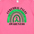 thumbnail image 4 of Inktastic Cerebral Palsy Awareness Green Ribbon Rainbow Boys or Girls Baby T-Shirt, 4 of 5