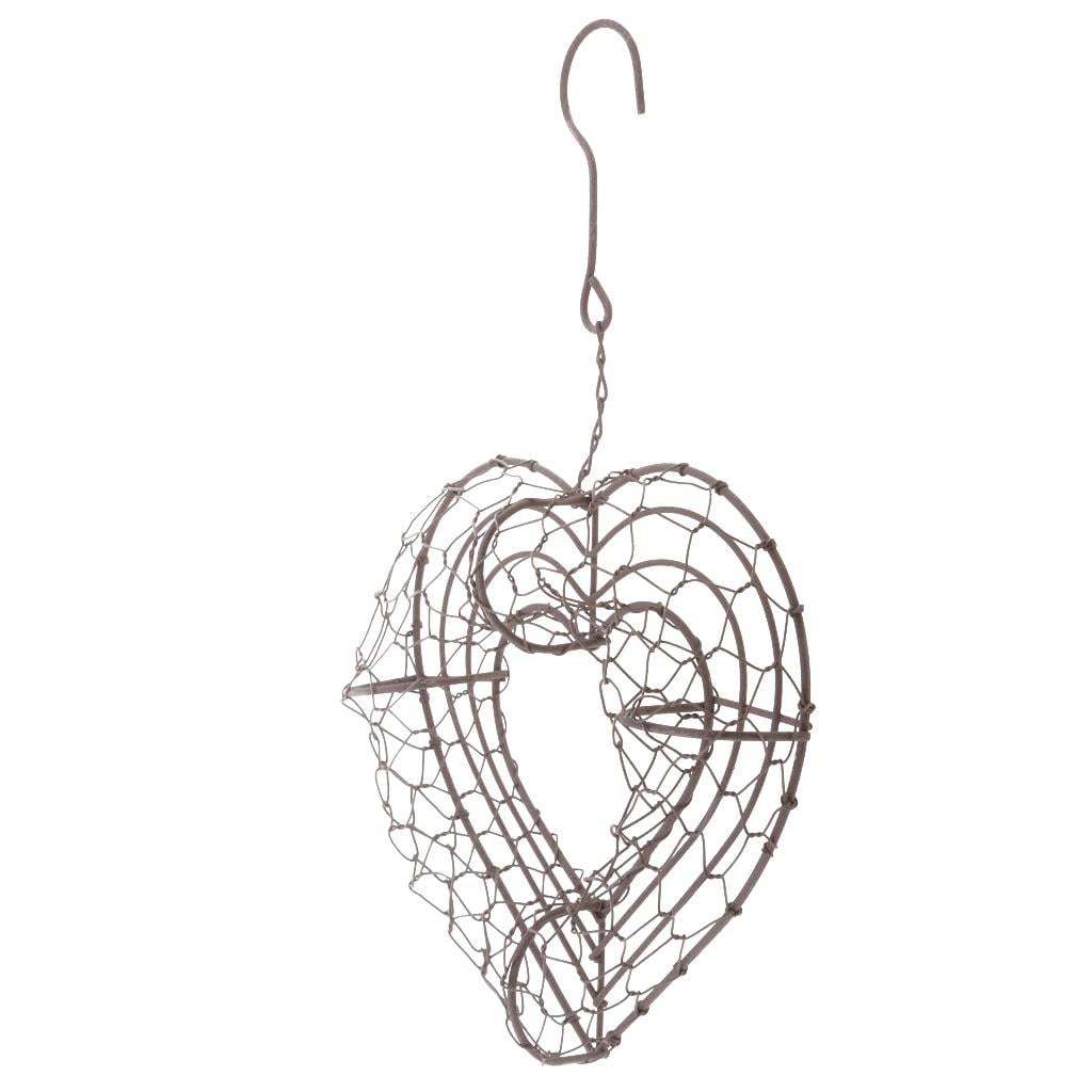 21cm Retro Shape Succulent Pot Metal Hanging Planter Plant Holder