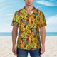 thumbnail image 2 of Balery Dancing African Womens Camisas hawaianas de manga corta para hombre, camisas playeras de corte holgado, camisas de vacaciones con botones,Small, 2 of 7