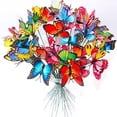 thumbnail image 6 of 50pcs 3D Realistic PVC Butterfly Garden Decorations – Outdoor Yard, Patio & Flower Bed Accents with Sturdy Metal Stakes (2.4"), 6 of 9